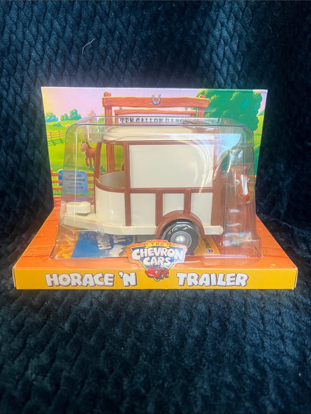 Horace 'N Trailer Kids Toy - Cream and Brown
